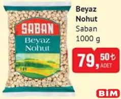 SABAN BEYAZ NOHUT 1000 G